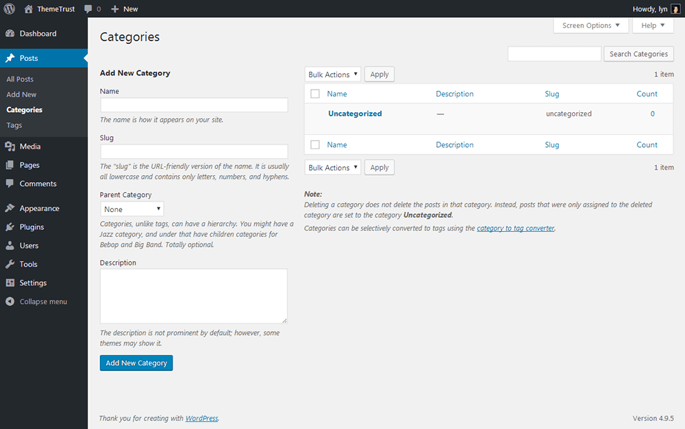 WordPress分类目录 WordPress分类目录