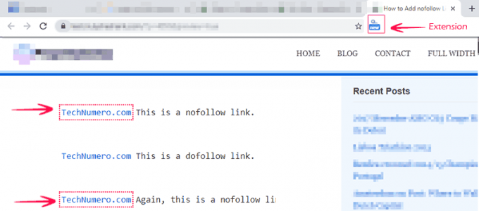 如何手动或者使用插件为WordPress添加nofollow链接插图10 checking-nofollow-links-using-chrome-extension-680x300