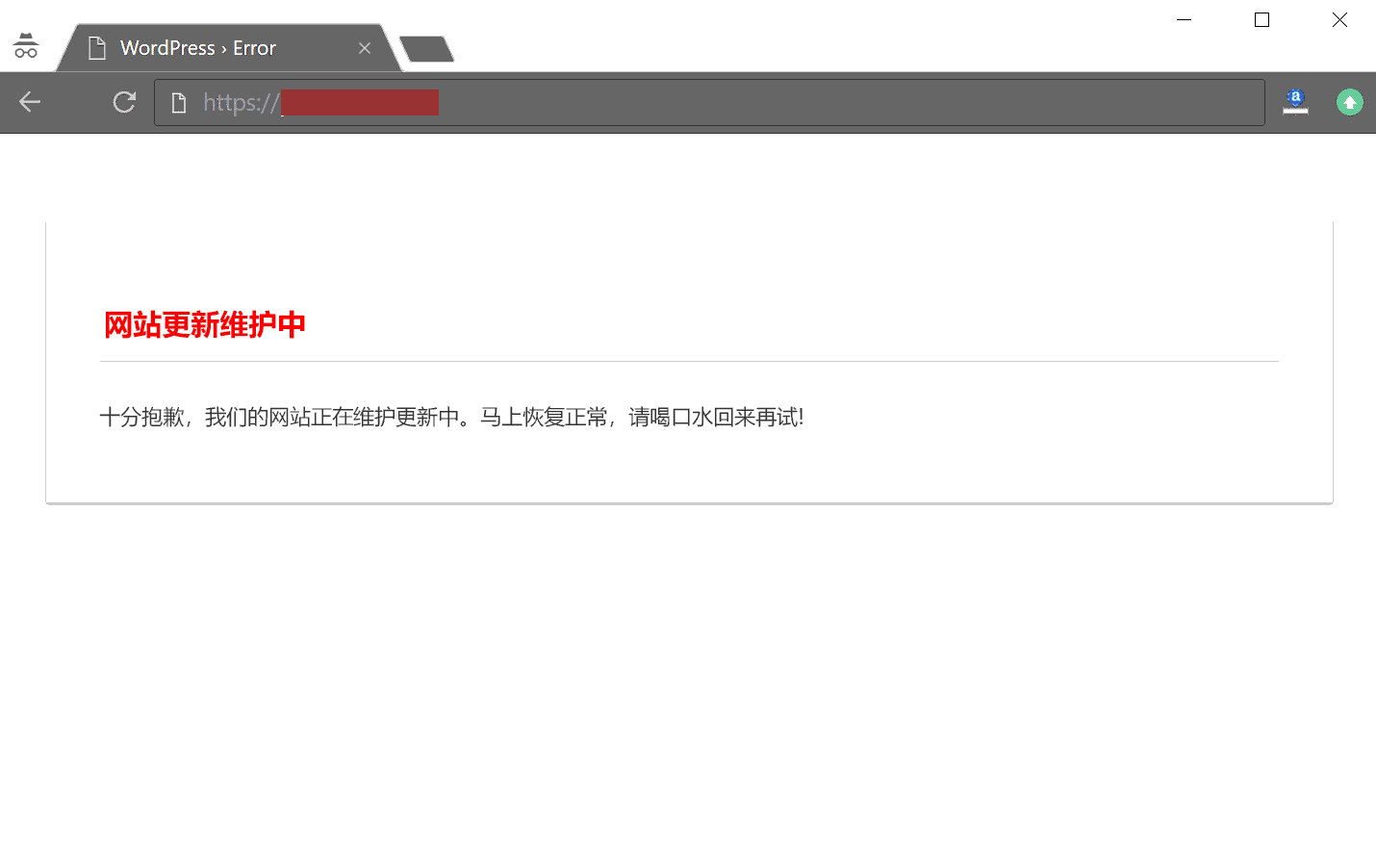 WordPress维护模式 – 故障排除和自定义页面教程插图3 WordPress维护模式 – 故障排除和自定义页面教程插图3