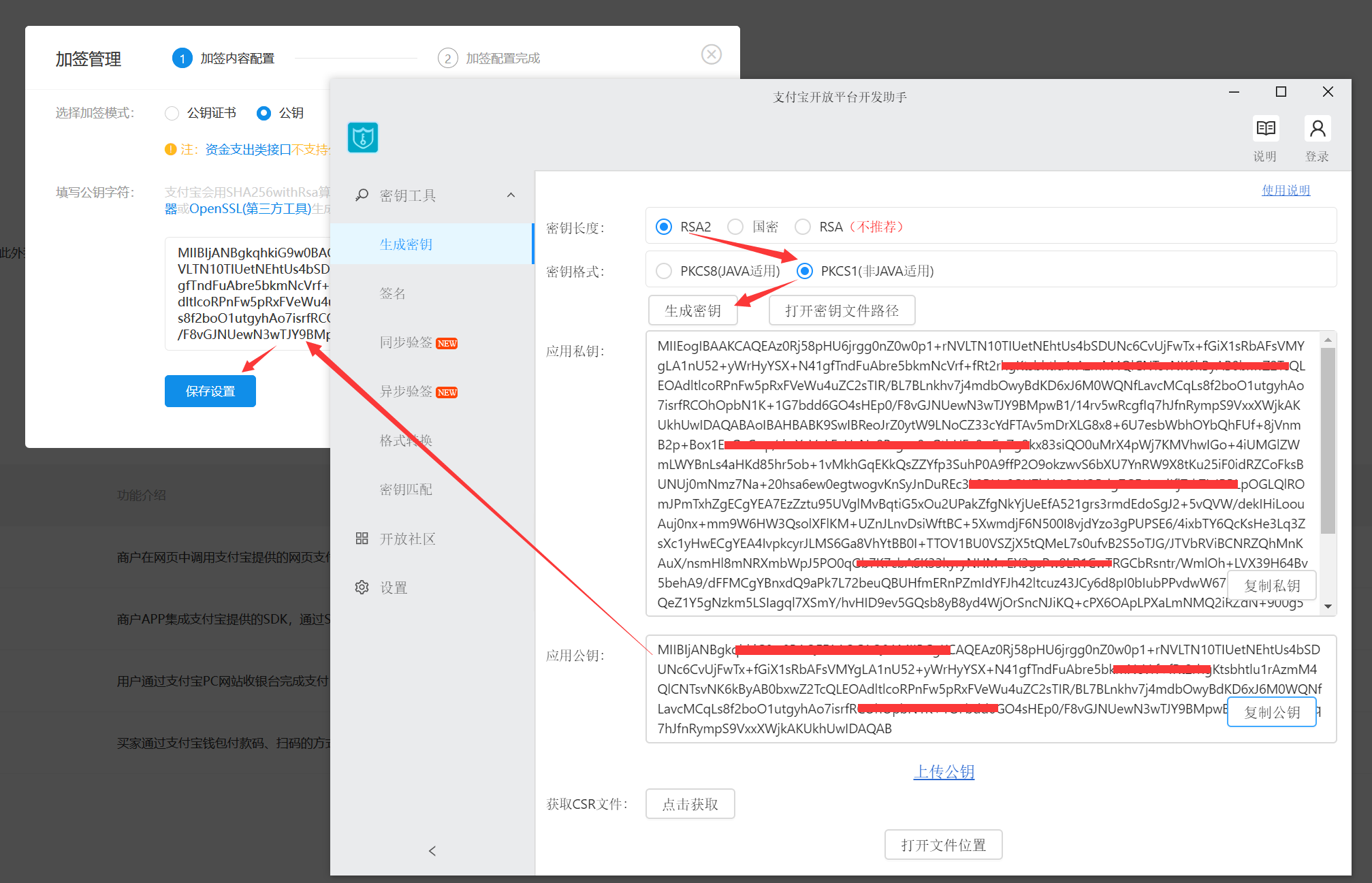 支付宝官方API接口申请及配置教程插图6