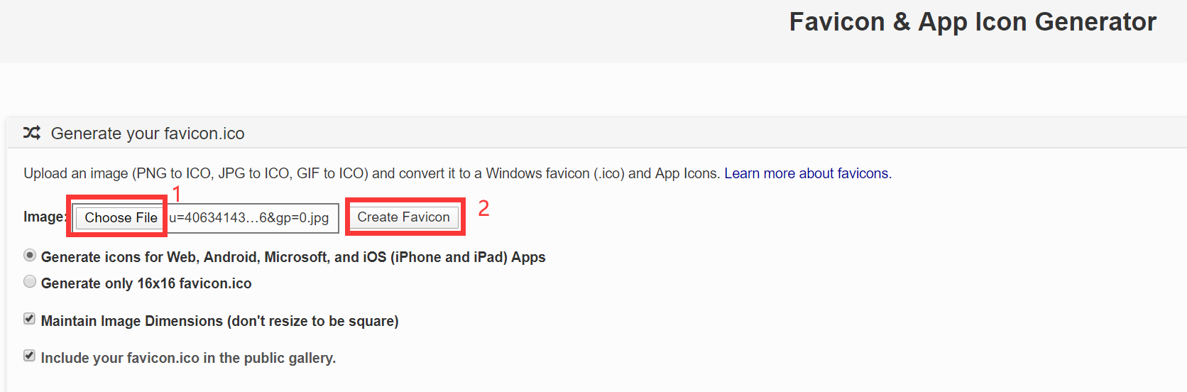在线快速生成网址图标favicon插图1