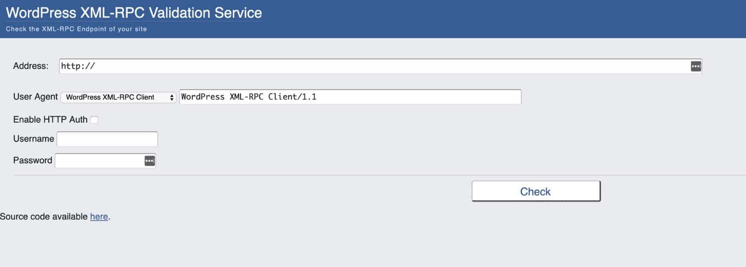 WordPress XML-RPC验证服务 为确保WordPress安全尽早禁用xmlrpc.php