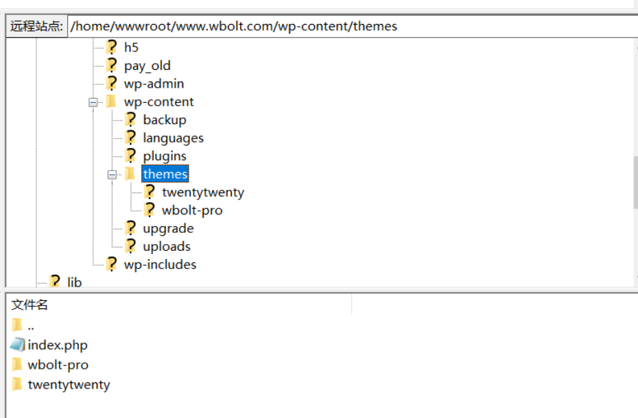WordPress主题目录