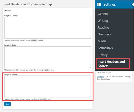 wordpress-insert-headers-and-footers-scripts-in-footer