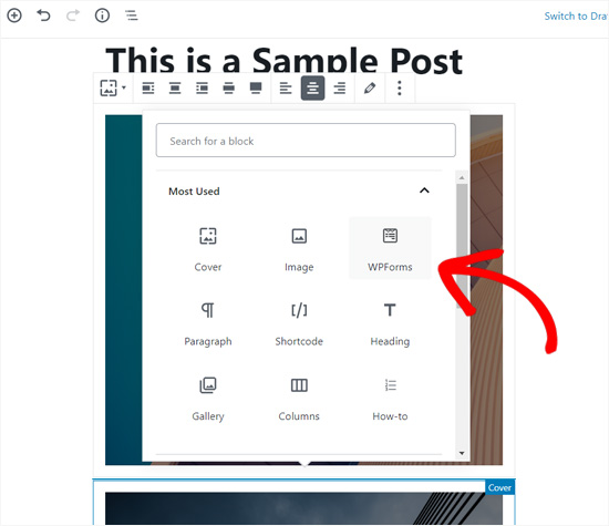 WPForms古腾堡块 WPForms古腾堡块
