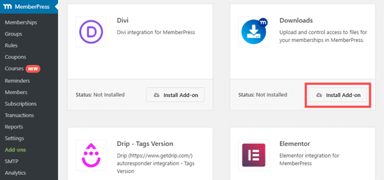 MemberPress插件组件 MemberPress插件组件