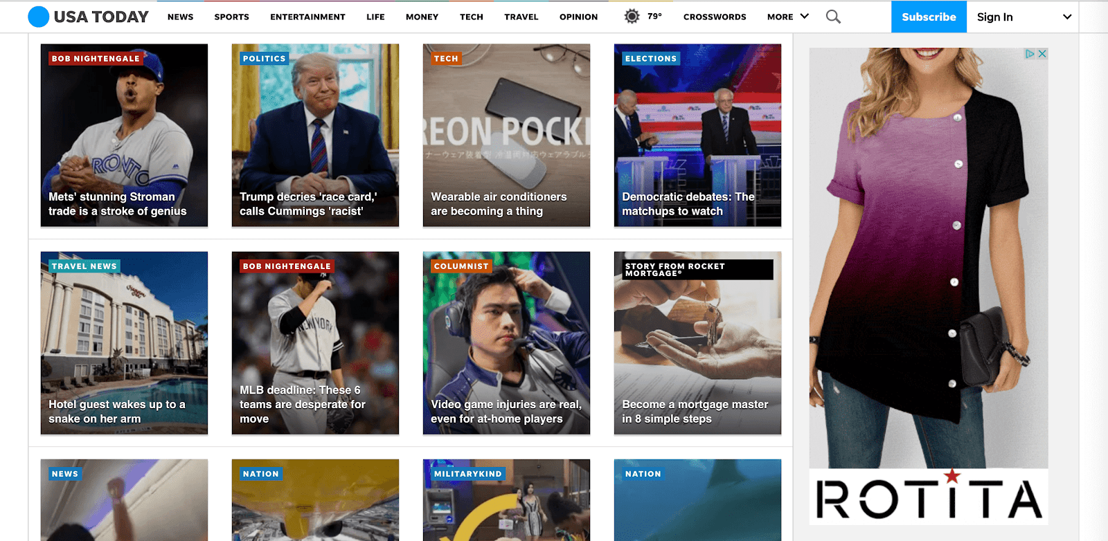 侧边栏广告示例