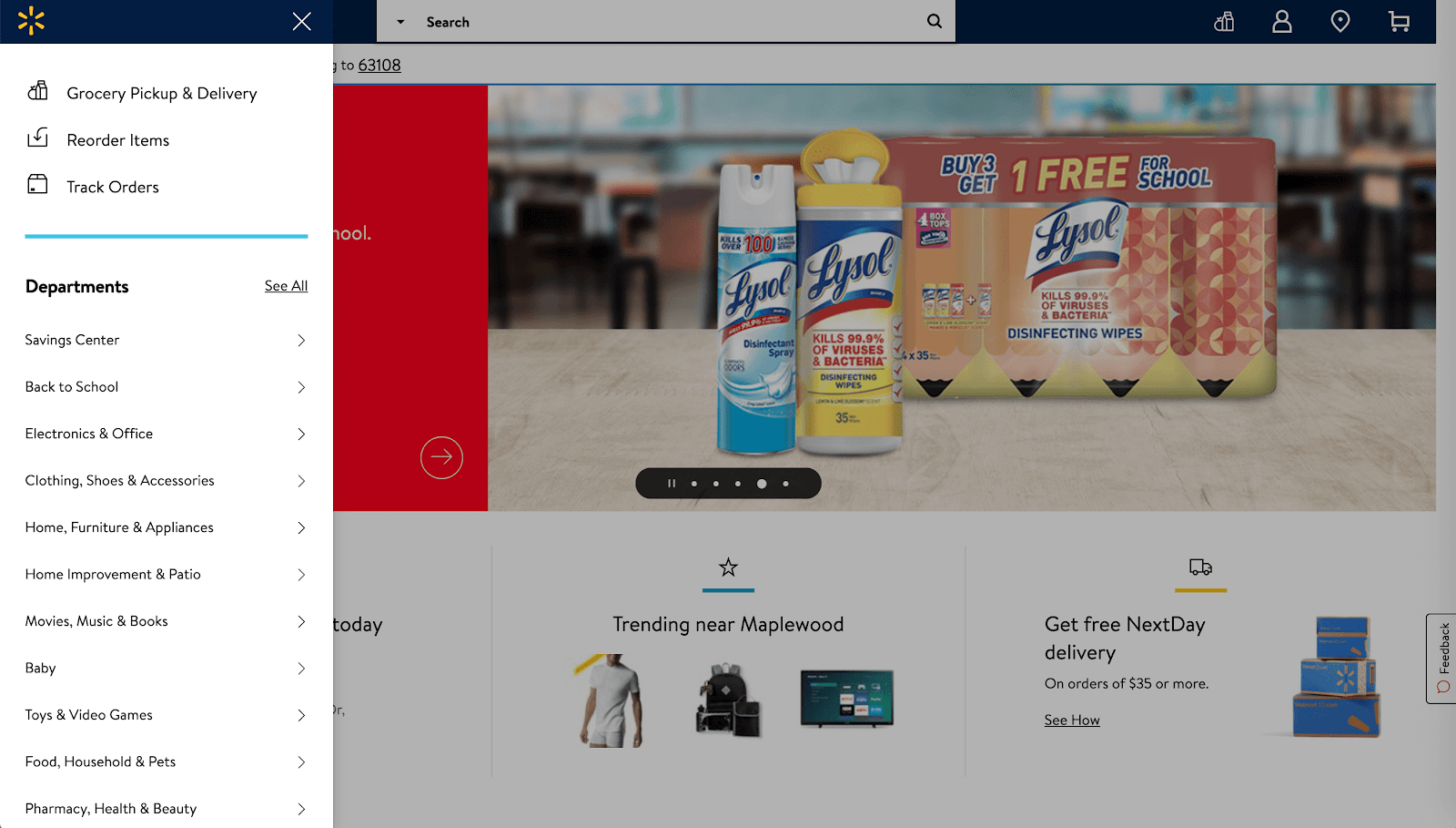 侧边栏设置导航菜单示例