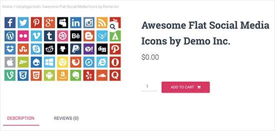 WooCommerce下载资源示例