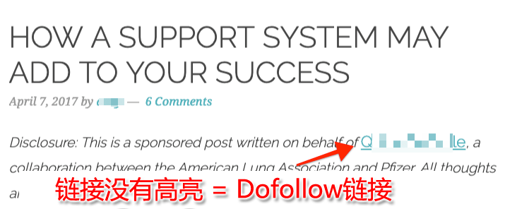 Chrome浏览器nofollow链接扩展