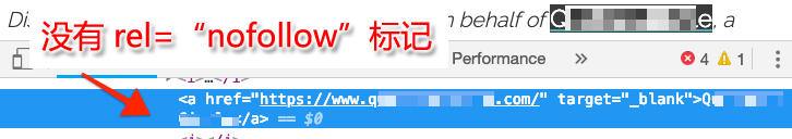 nofollow链接标记