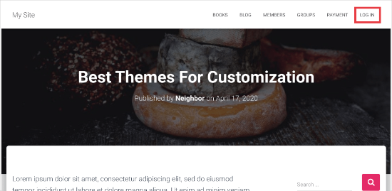 WordPress动态登录/注销链接 WordPress动态登录/注销链接