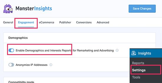 MonsterInsights受众跟踪 MonsterInsights受众跟踪