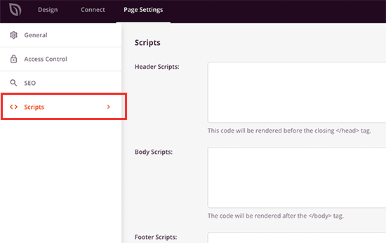Coming Soon页面脚本设置 Coming Soon页面脚本设置