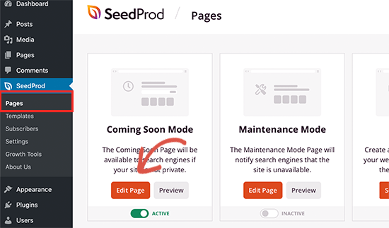 Coming Soon页面高级设置 Coming Soon页面高级设置