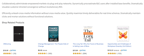 亚马逊广告示例 亚马逊广告示例