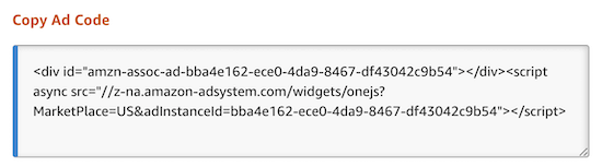 复制亚马逊广告代码 复制亚马逊广告代码