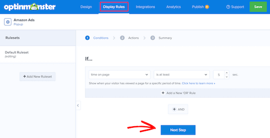 optinmonster弹窗广告显示规则 optinmonster弹窗广告显示规则