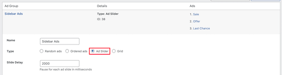 Advanced Ads插件广告组刷新设置 Advanced Ads插件广告组刷新设置