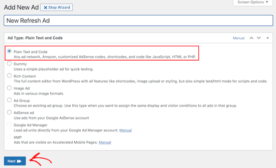Advanced Ads插件新增广告 Advanced Ads插件新增广告