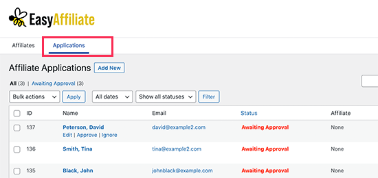 affiliateapplication