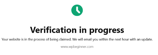 verification-in-progress