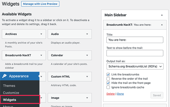 breadcrumbnavxtwidget breadcrumbnavxtwidget