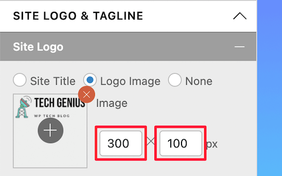 如何修改WordPress网站Logo尺寸大小-4
