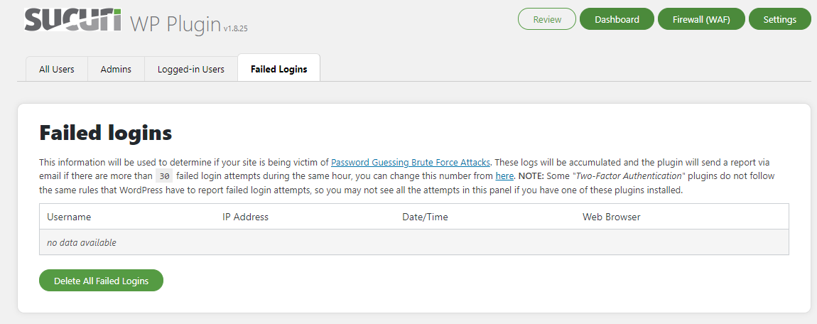 Sucuri插件登录保护 Sucuri插件登录保护