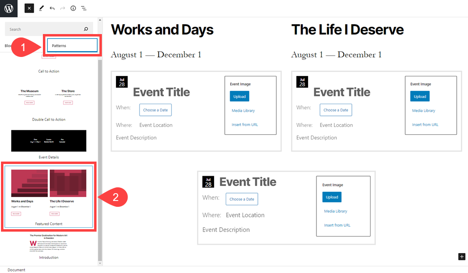古腾堡编辑器：如何使用Automatic的WordPress活动区块-13