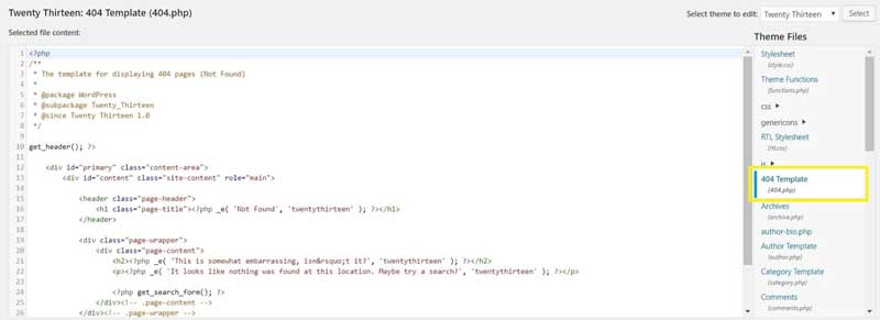 WordPress网站404错误页面教程-6