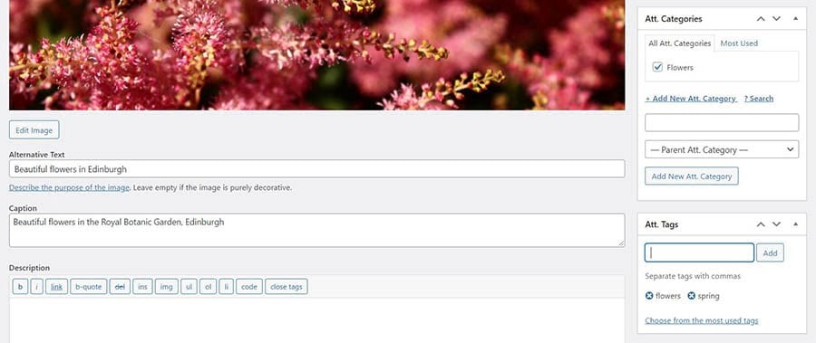 WP图片分类管理