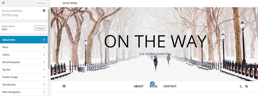 WordPress网站Header图片