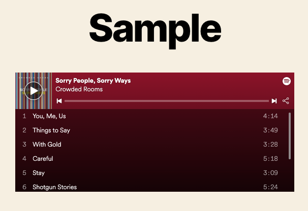 Spotify播放列表 Spotify播放列表