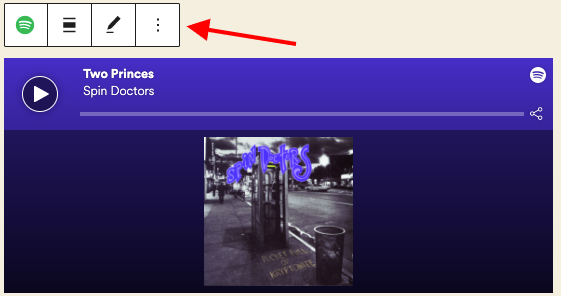 Spotify嵌入区块设置和选项 Spotify嵌入区块设置和选项