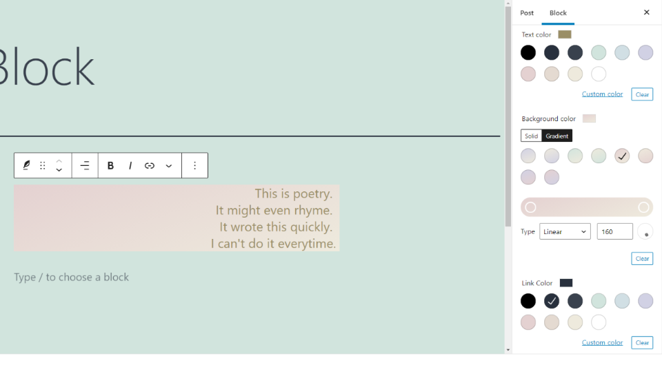 古腾堡编辑器教程：如何使用WordPress诗篇区块-26