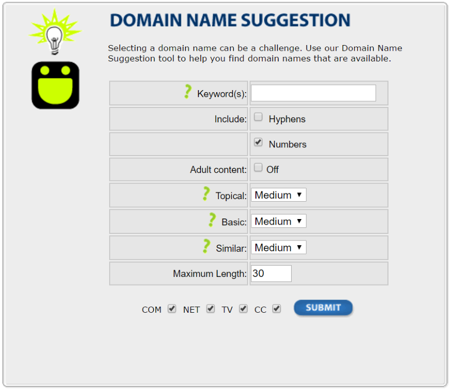 Domain Name Suggestion