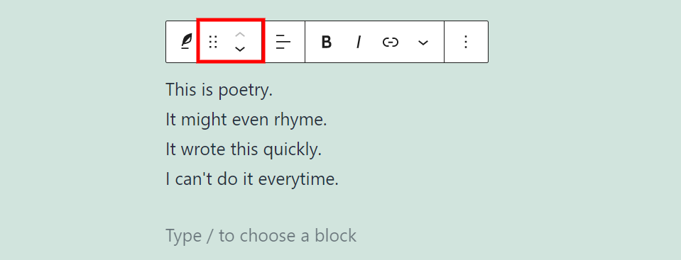 古腾堡编辑器教程：如何使用WordPress诗篇区块-9