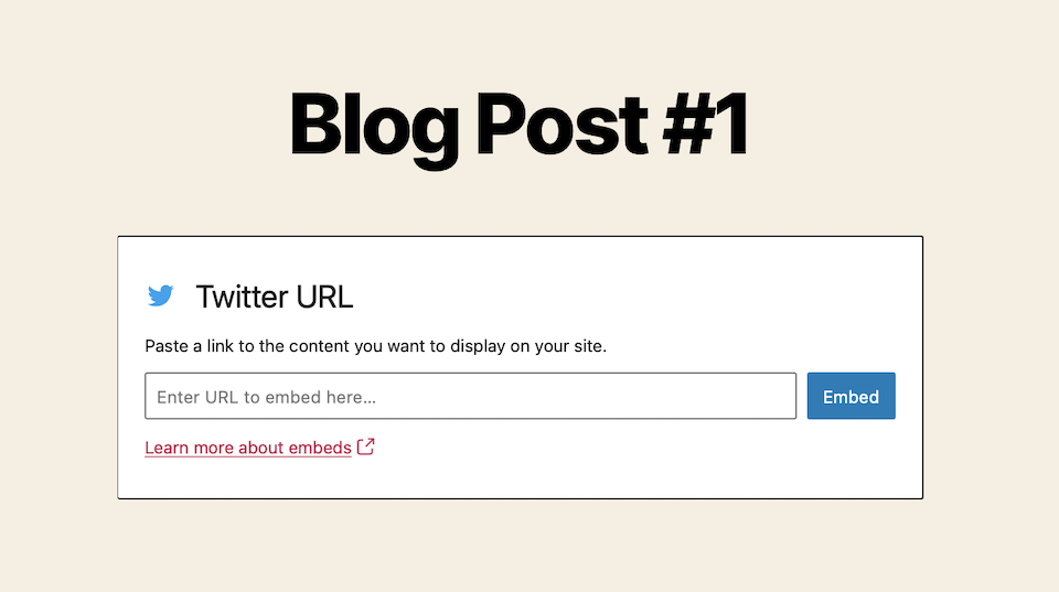 古腾堡编辑器教程：如何使用Twitter嵌入区块-8