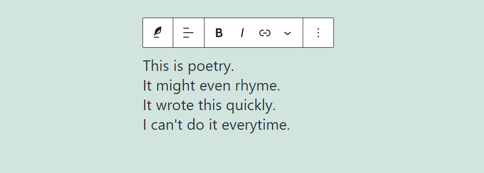 古腾堡编辑器教程：如何使用WordPress诗篇区块-4