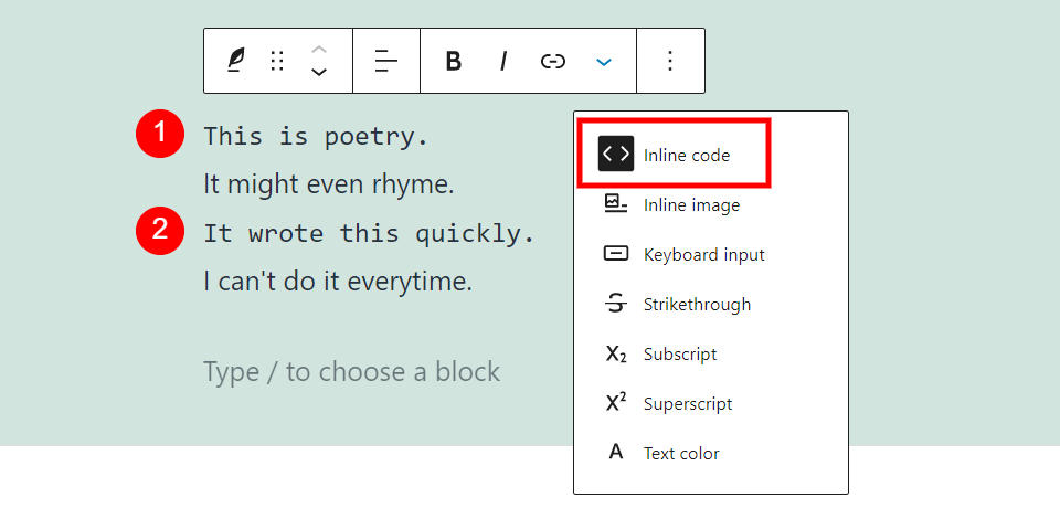 古腾堡编辑器教程：如何使用WordPress诗篇区块-14