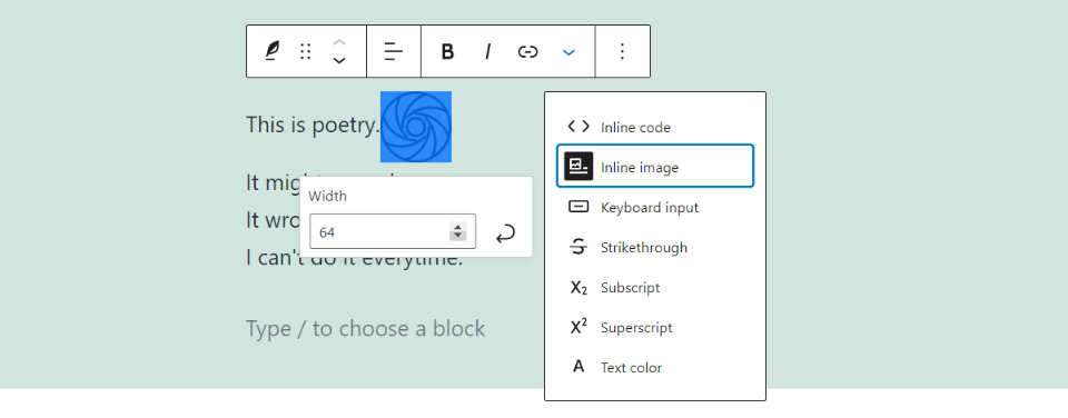 古腾堡编辑器教程：如何使用WordPress诗篇区块-15