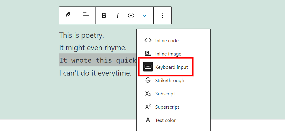 古腾堡编辑器教程：如何使用WordPress诗篇区块-16