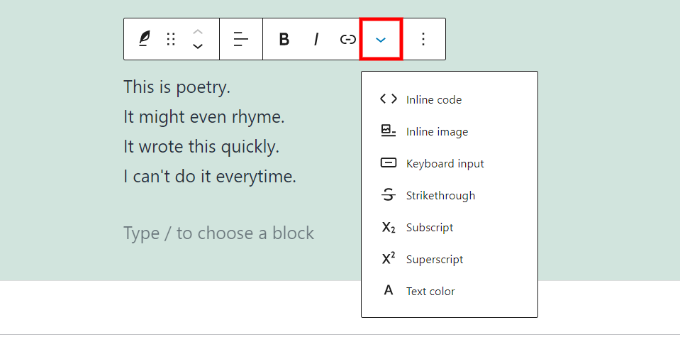 古腾堡编辑器教程：如何使用WordPress诗篇区块-13