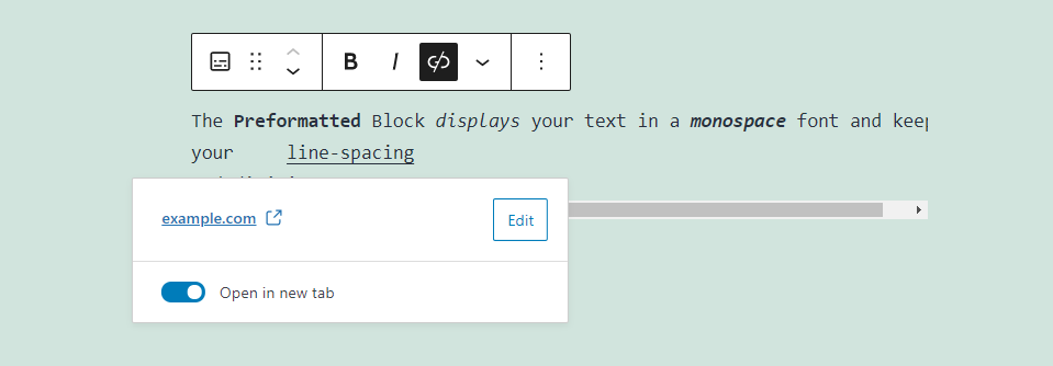 How to Use the WordPress Preformatted Block-1