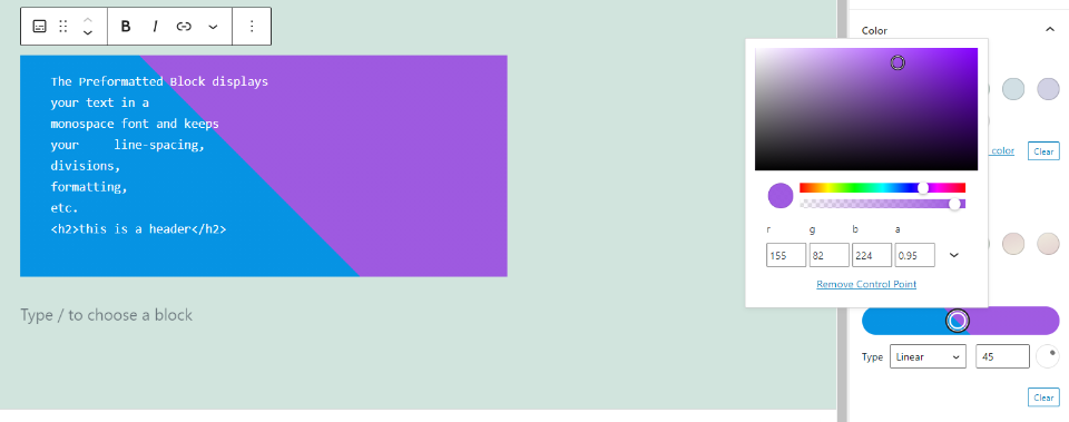 How to Use the WordPress Preformatted Block-1