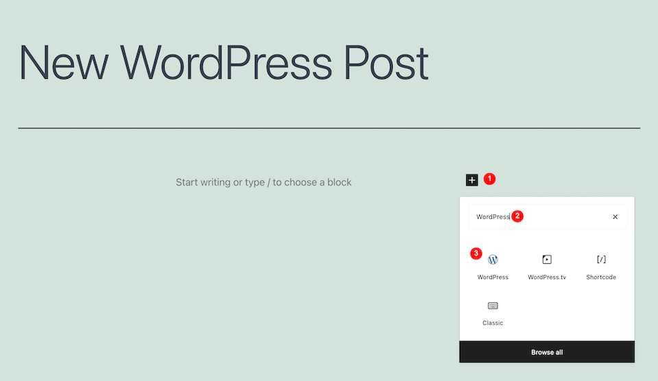 古腾堡编辑器教程：如何使用WordPress嵌入区块-2