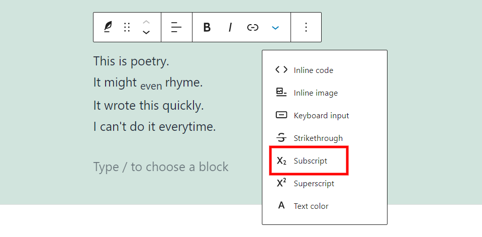 古腾堡编辑器教程：如何使用WordPress诗篇区块-19