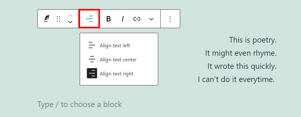 古腾堡编辑器教程：如何使用WordPress诗篇区块-10