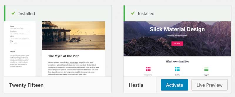 如何安装WordPress主题-3